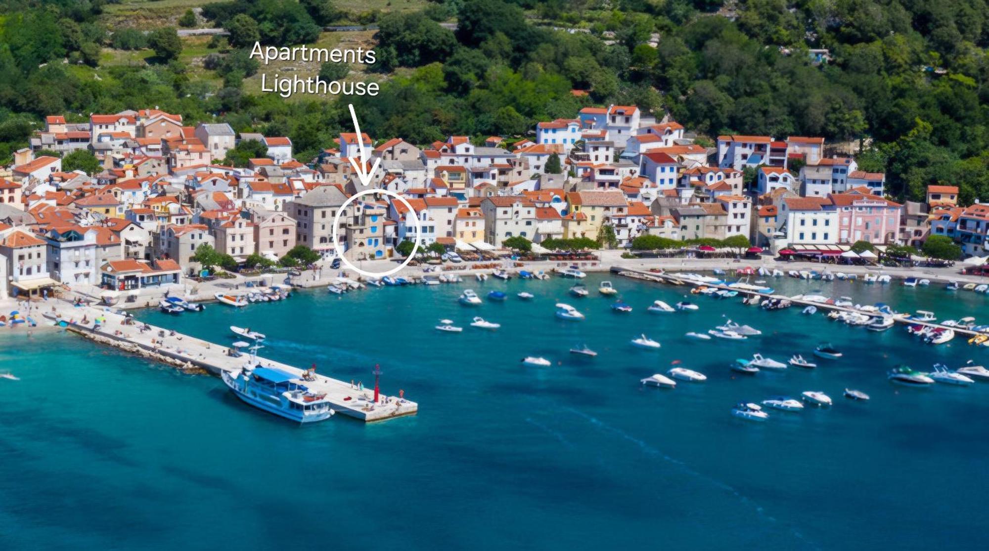 Apartments Lighthouse Baska  Bagian luar foto